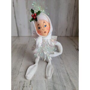 Annalee Frosty‎ elf plush mistletoe xmas figure decor